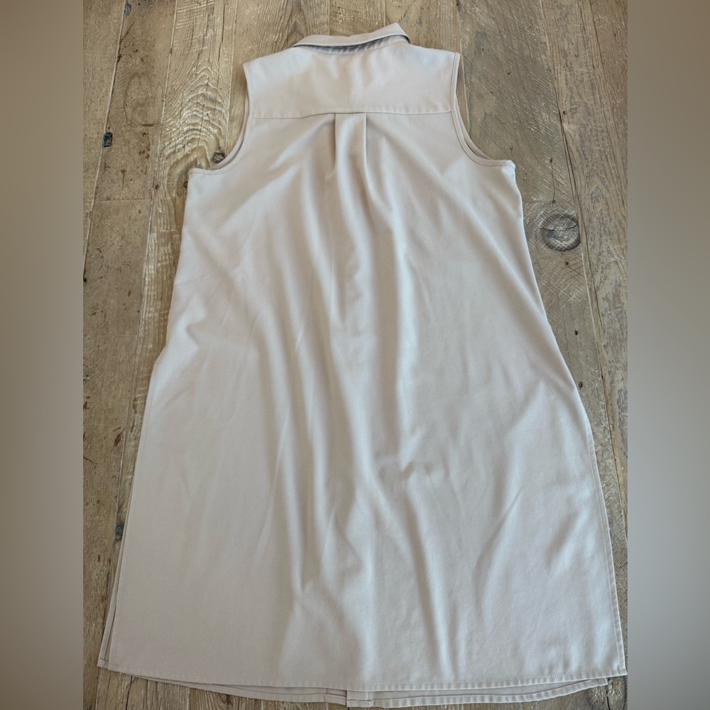 Joan Vass Studio Tan Split Side Button Tunic M - Picture 7 of 7